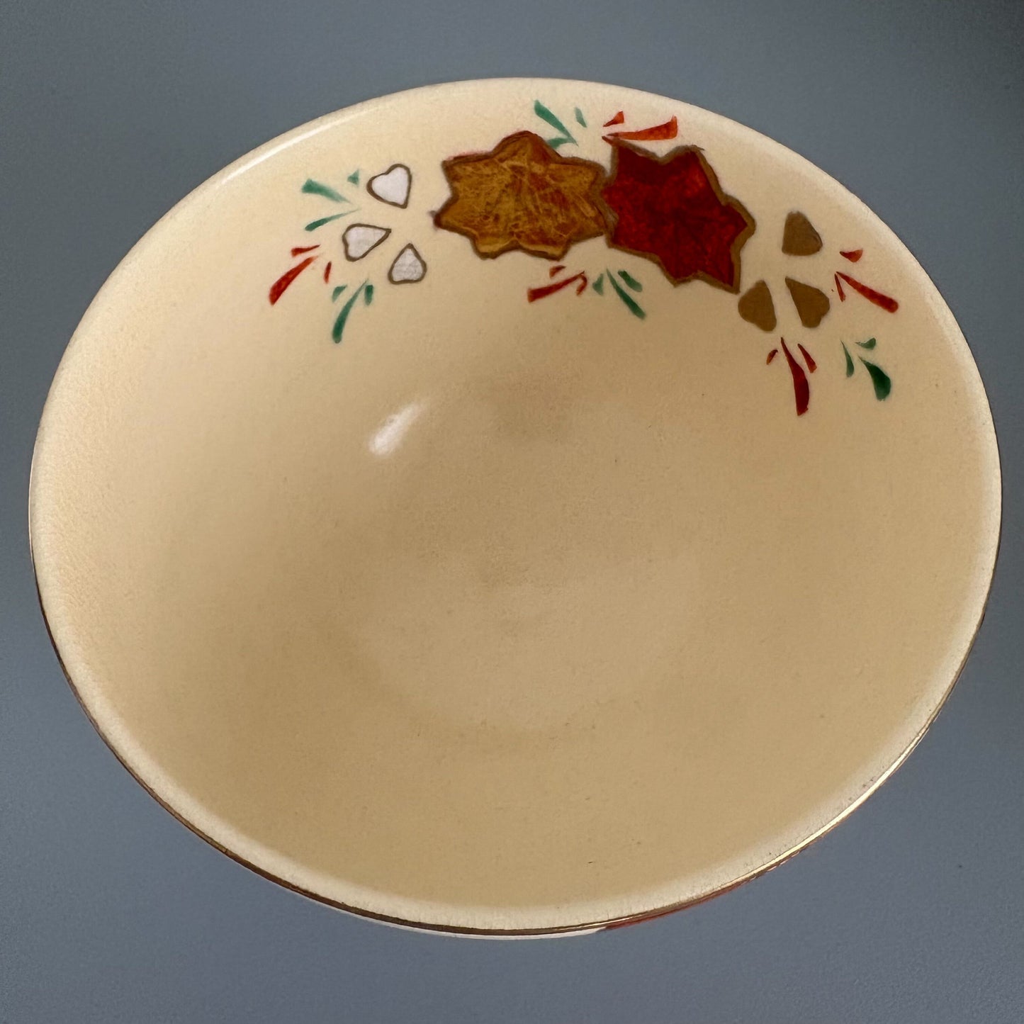 Matcha Bowl “Ninsei-style Cherry Blossoms and Autumn Leaves”